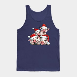 Funny Christmas for Pig lovers Tank Top